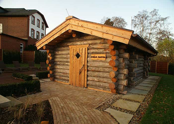 Kelo Massivholzsauna