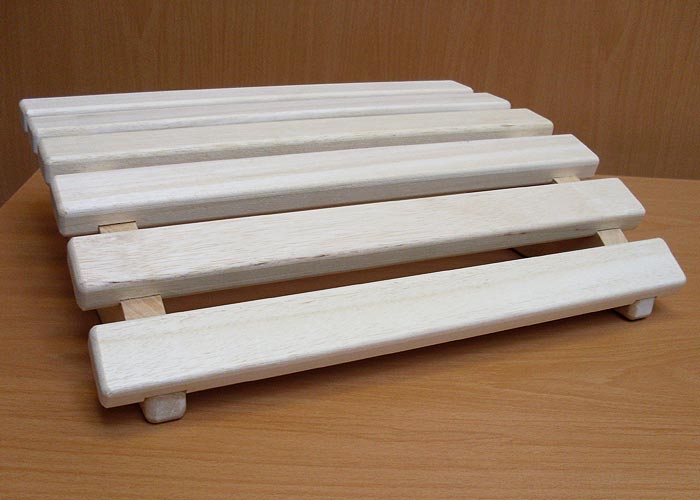 Sauna Fussbank