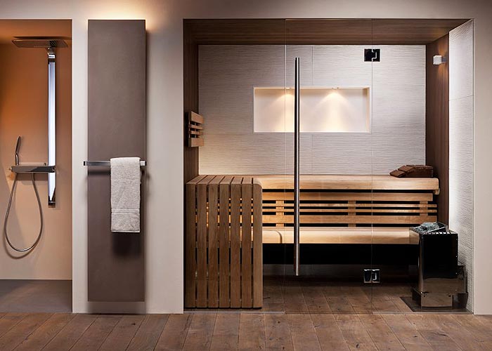Sauna im Bad - Müther Saunabau